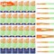 Paint Brushes Set,24 Packs 240 Pcs Acrylic Paint Brush Set,Acrylic Oil Watercolor, Face Nail Art, Miniature Detailing,Rock Painting,Painting Artist Professional Kits(Green)